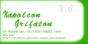 napoleon grifaton business card